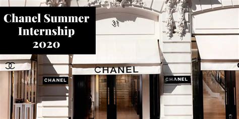 chanel intership|Chanel summer internship.